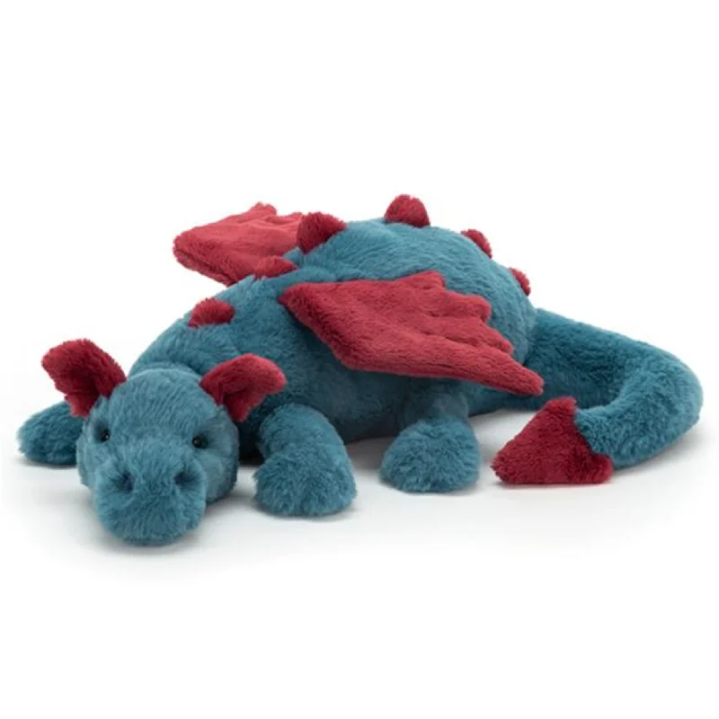 Soft and cozy Jellycat high-quality craftsmanshipJellycat Dexter Dragon 50cm
