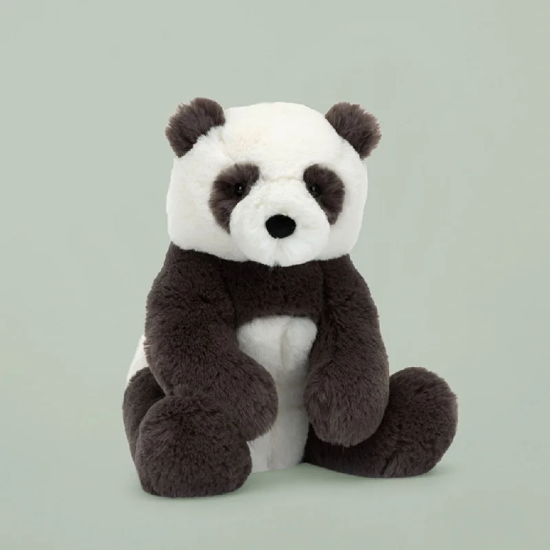 Cuddly and snuggly Jellycat snuggle partnersJellycat Harry Panda Cub Soft Toy, Medium