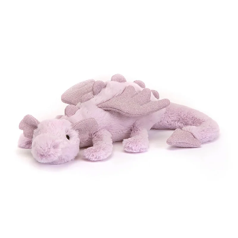 Soft and endearing Jellycat plushiesJELLYCAT LAVENDER DRAGON LITTLE LILAC 7X26X7 CM