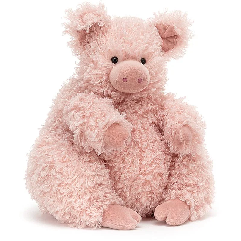 Sweet and endearing Jellycat stuffiesJellycat London Bobbleton Pig (Retired 2022)