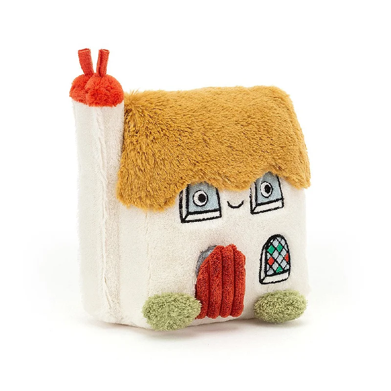 Cuddly and endearing Jellycat timeless appealJellycat London Bonny Cottage Activity Toy (Retired Design) Cuddly and endearing Jellycat timeless appealJellycat London Bonny Cottage Activity Toy (Retired Design)