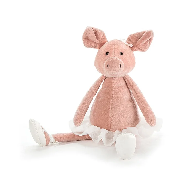 Soft and cozy Jellycat high-quality craftsmanshipJellycat London Dancing Darcey Piglet (Retired Design 2022) Soft and cozy Jellycat high-quality craftsmanshipJellycat London Dancing Darcey Piglet (Retired Design 2022)