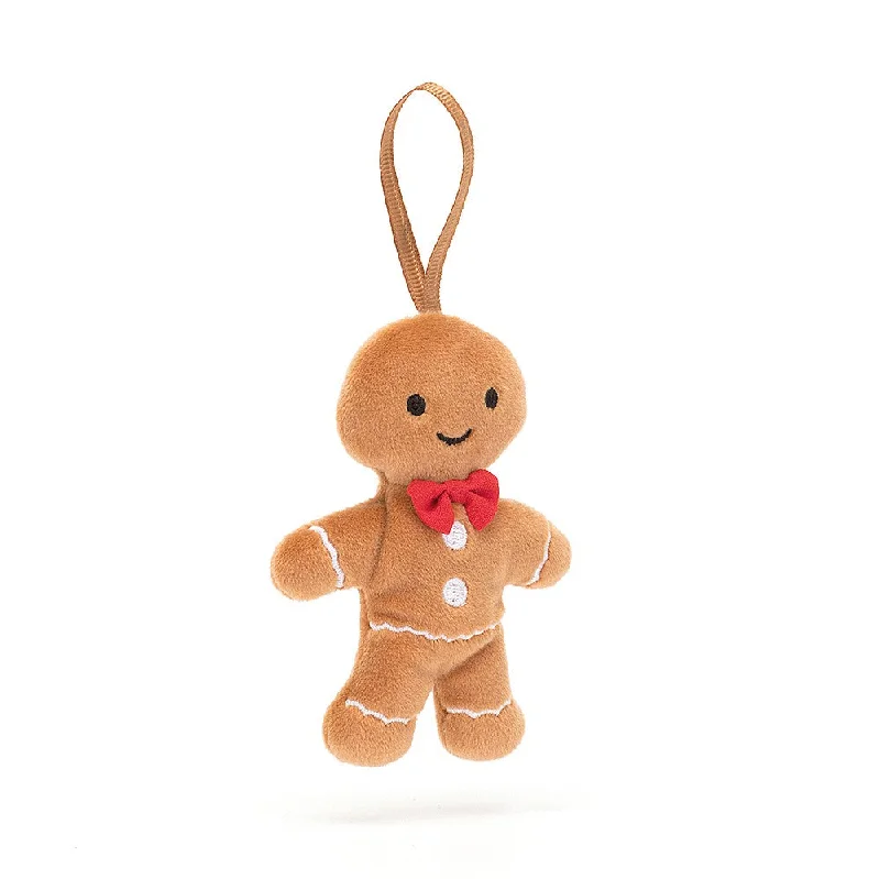 Cozy and gentle Jellycat attention to detailJellycat London Festive Folly Gingerbread Fred Christmas Cozy and gentle Jellycat attention to detailJellycat London Festive Folly Gingerbread Fred Christmas