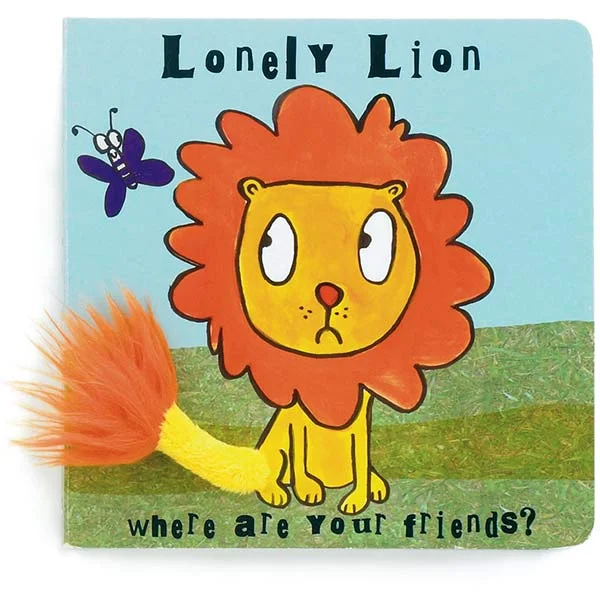 Cozy and delightful Jellycat companionsJellycat London Lonely Lion Board Book (Retired)