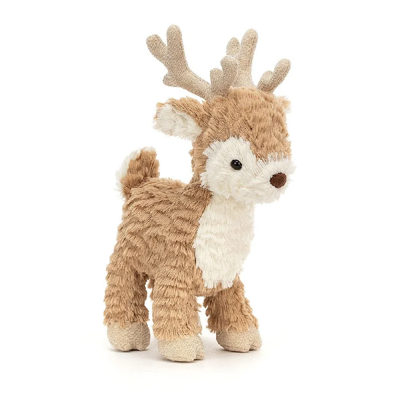 Huggable and charming Jellycat beloved by all ages.Jellycat London Christmas Mitzi Reindeer - Large (Retired Design)