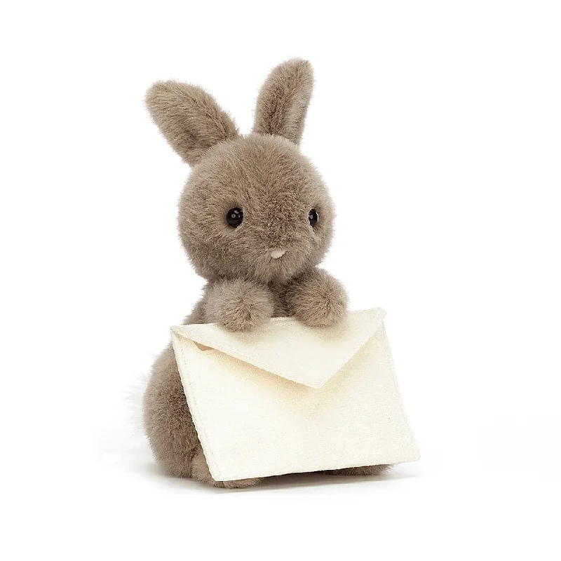Huggable and comforting Jellycat creationsJELLYCAT MESSENGER BUNNY BROWN 12X12X11 CM Huggable and comforting Jellycat creationsJELLYCAT MESSENGER BUNNY BROWN 12X12X11 CM