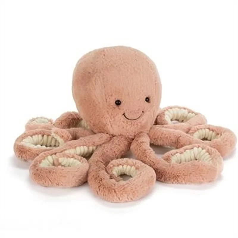 Soft and cozy Jellycat high-quality craftsmanshipJellycat Odell Blæksprutte 49 cm