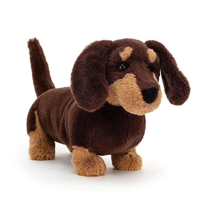 Cuddly and snuggly Jellycat snuggle partnersJellyCat Otto Sausage Dog Plush