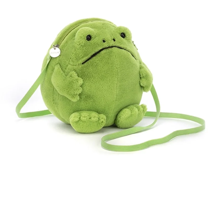 Fluffy and charming Jellycat itemsJellycat Ricky Rain Frog Bag 17 cm