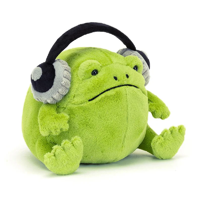 Huggable and sweet Jellycat all-around favoritesJellyCat Ricky Rain Frog Headphones Plush Huggable and sweet Jellycat all-around favoritesJellyCat Ricky Rain Frog Headphones Plush