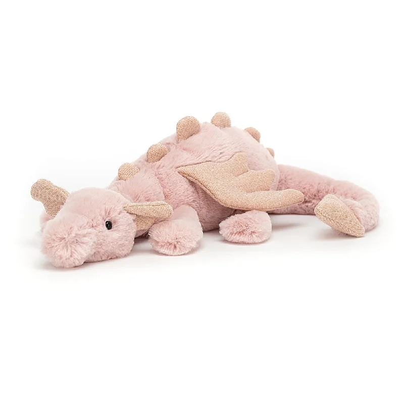 Adorable and gentle Jellycat friendsJELLYCAT ROSE DRAGON MEDIUM PINK 14X50X12 CM