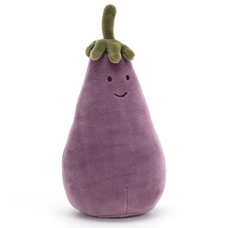 Huggable and charming Jellycat beloved by all ages.Jellycat Vivacious Veggie Aubergine 17cm Huggable and charming Jellycat beloved by all ages.Jellycat Vivacious Veggie Aubergine 17cm