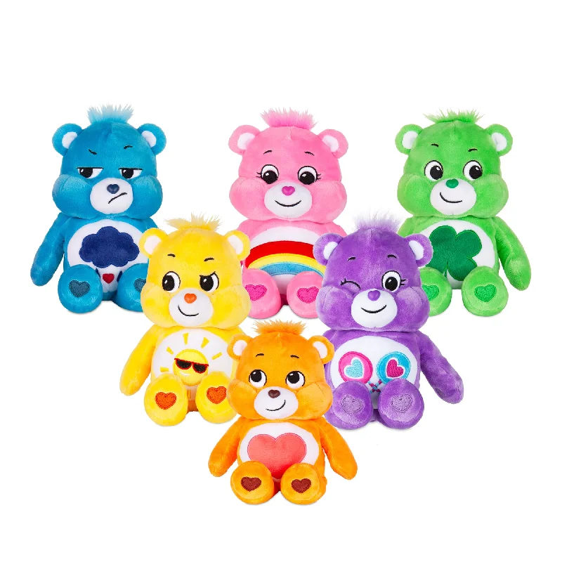 Cheerful and happy stuffed figuresCheerful and happy stuffed figuresPlush Care Bears