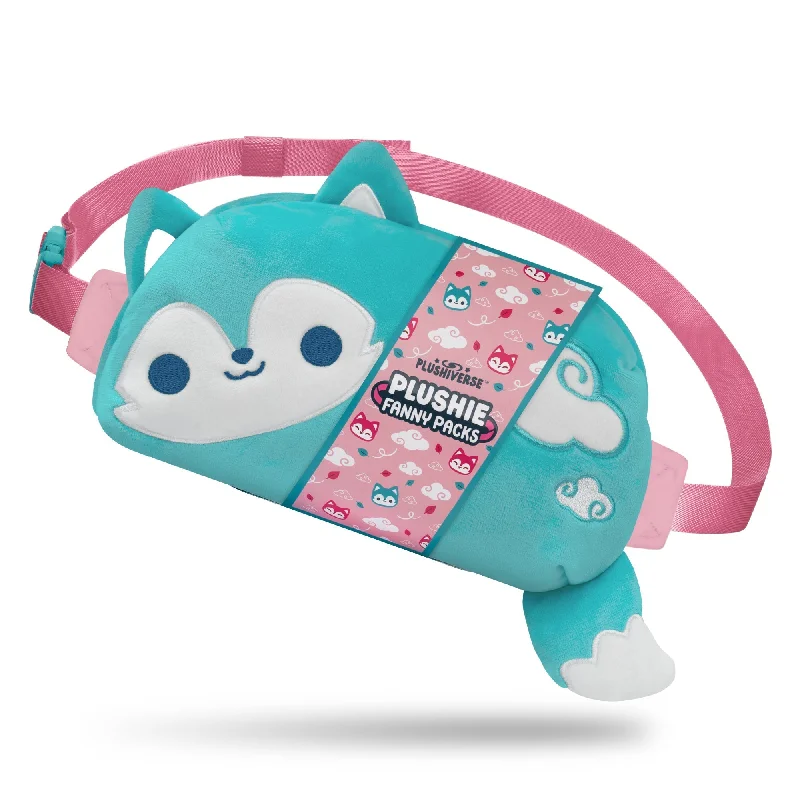Fluffy and warm toy companionsFluffy and warm toy companionsPlushiverse Fair Weather Wolf Plushie Fanny Pack Fluffy and warm toy companionsFluffy and warm toy companionsPlushiverse Fair Weather Wolf Plushie Fanny Pack