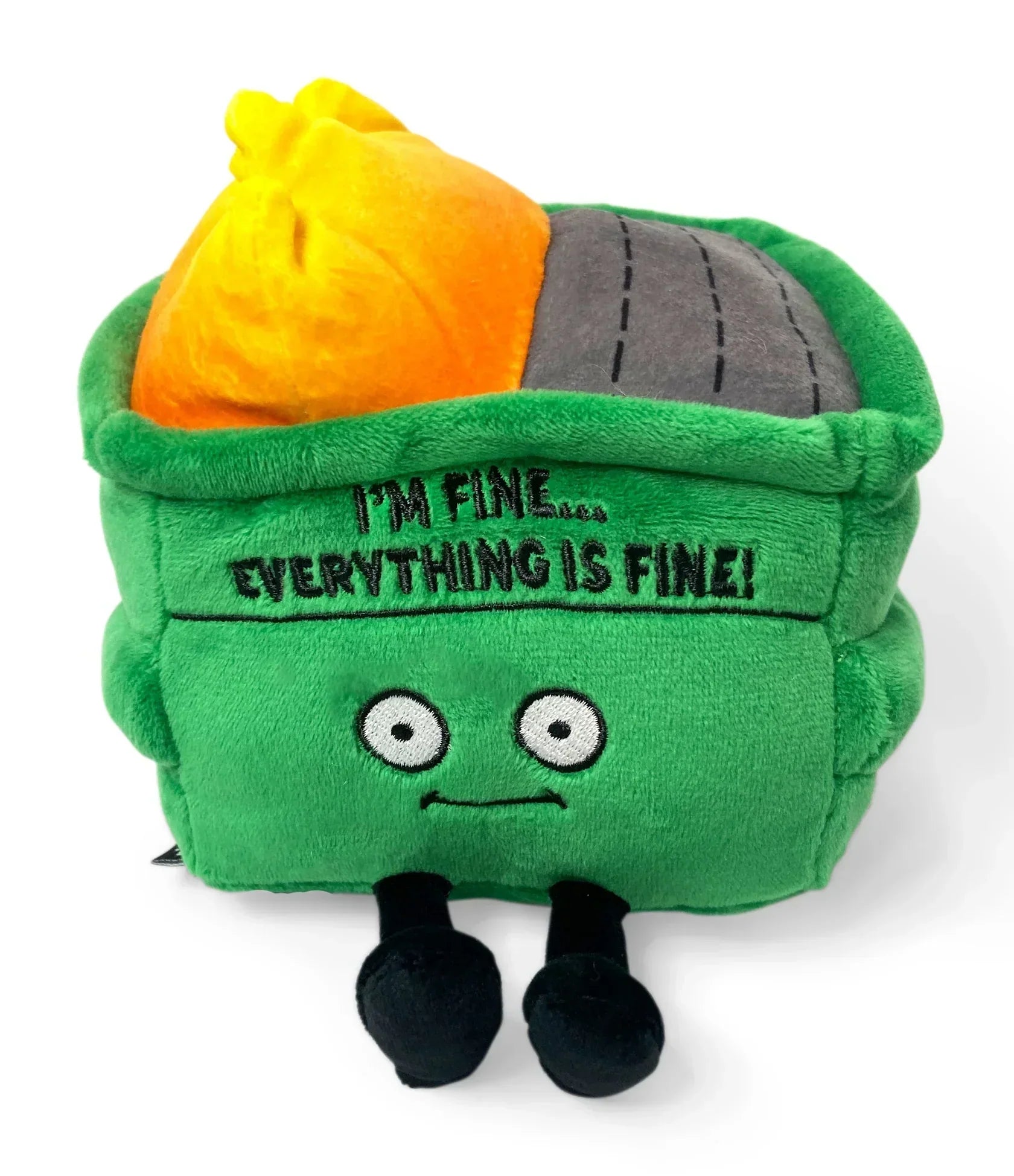 Soft and squishy plush crittersSoft and squishy plush critters"I'm Fine - Everything is Fine" Plush Dumpster Fire Soft and squishy plush crittersSoft and squishy plush critters"I'm Fine - Everything is Fine" Plush Dumpster Fire