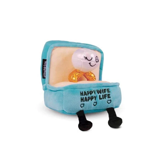 Friendly and approachable plush friendsFriendly and approachable plush friendsPunchkins – Plush Diamond Ring – Happy