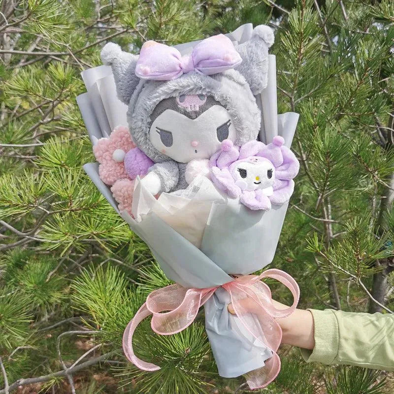 Cheerful and happy stuffed figuresCheerful and happy stuffed figuresSanrio My Melody Kuromi Purin Plush Pansy Bouquet Cheerful and happy stuffed figuresCheerful and happy stuffed figuresSanrio My Melody Kuromi Purin Plush Pansy Bouquet
