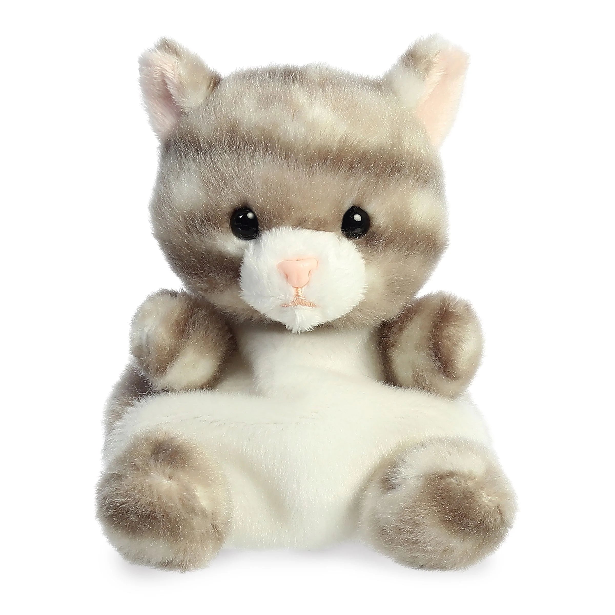 Huggable and cozy plush toysHuggable and cozy plush toysSilver Kitty Palm Pal