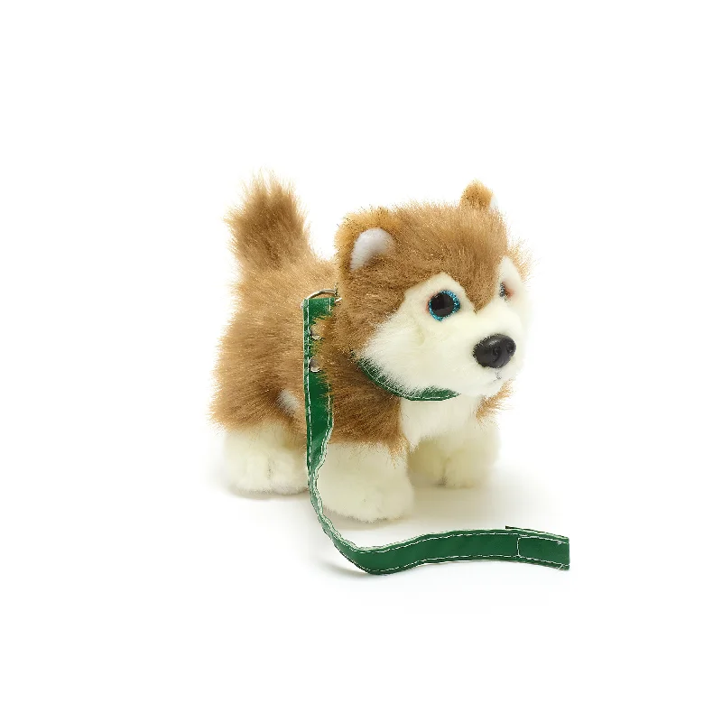 Delightful and enchanting plush friendsDelightful and enchanting plush friendsSmall Hunaja Husky with Green Collar and Lead Delightful and enchanting plush friendsDelightful and enchanting plush friendsSmall Hunaja Husky with Green Collar and Lead