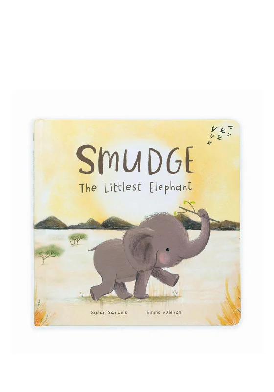 Adorable and snuggly Jellycat toysJellycat Smudge The Littlest Elephant Book