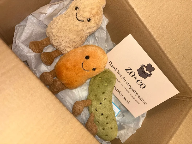 Fluffy and charming Jellycat itemsSnack Jellycat Box