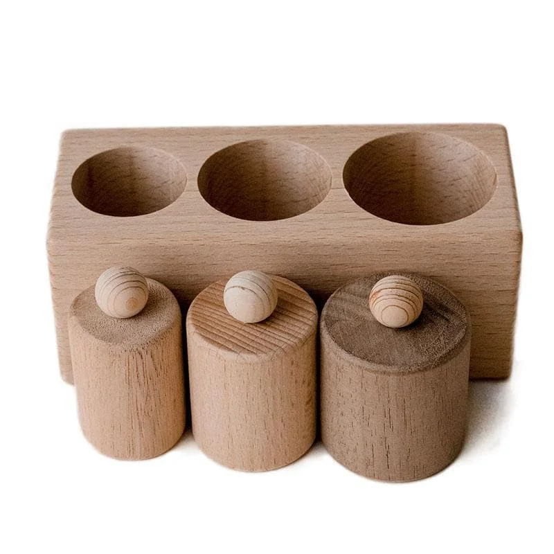 eco-friendly wooden toys made from sustainable materials                   3 Cylinder Blocks