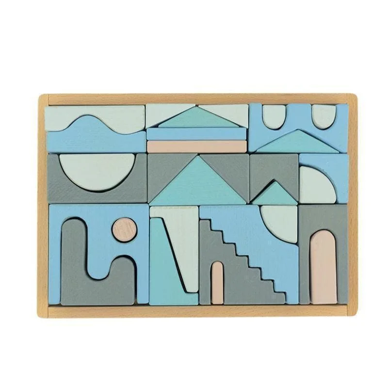 robust and engaging wooden toys for kids                   Abstract Ocean Puzzle