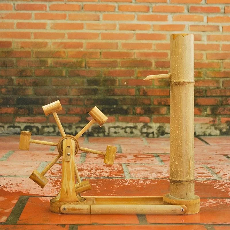 historically inspired wooden toys that teach history                   Bamboo Water Mill