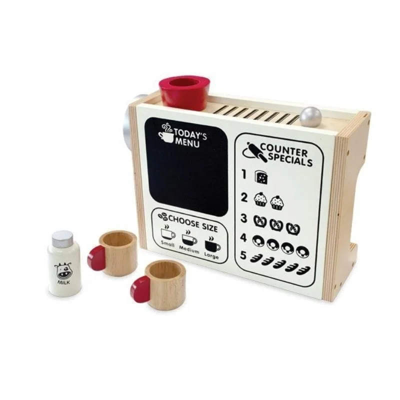 engaging and educational wooden toys                  Barista Coffee Maker