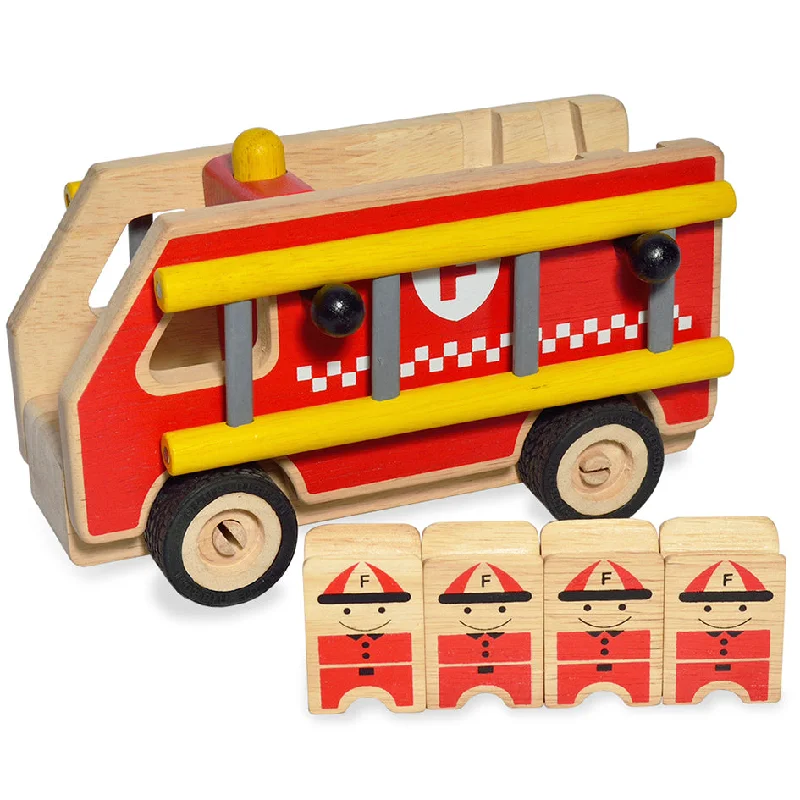 enchanting and magical wooden toys that spark the imagination Bass & Bass Firetruck Camion De Pompiers Acrobates enchanting and magical wooden toys that spark the imagination Bass & Bass Firetruck Camion De Pompiers Acrobates