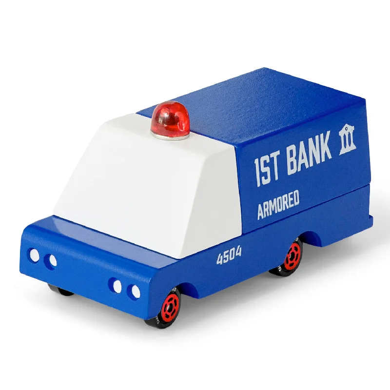 thoughtfully designed wooden toys              Candylab Candyvan Armored Van