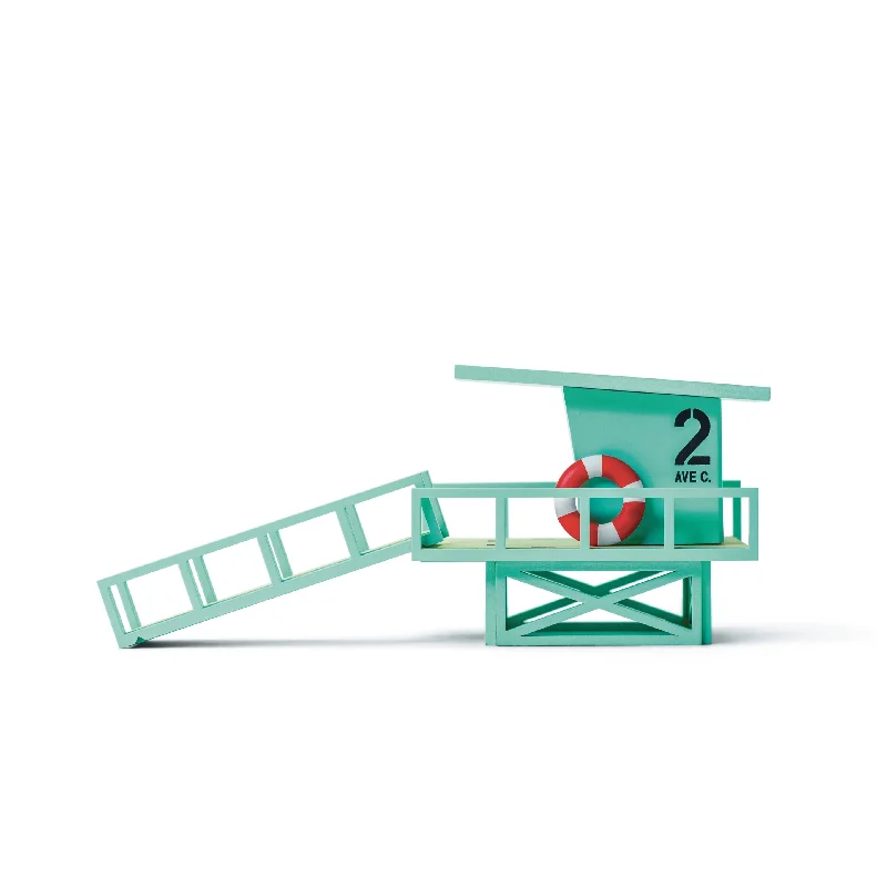 play-value packed wooden toys                   Candylab Stac - Malibu Beach Tower
