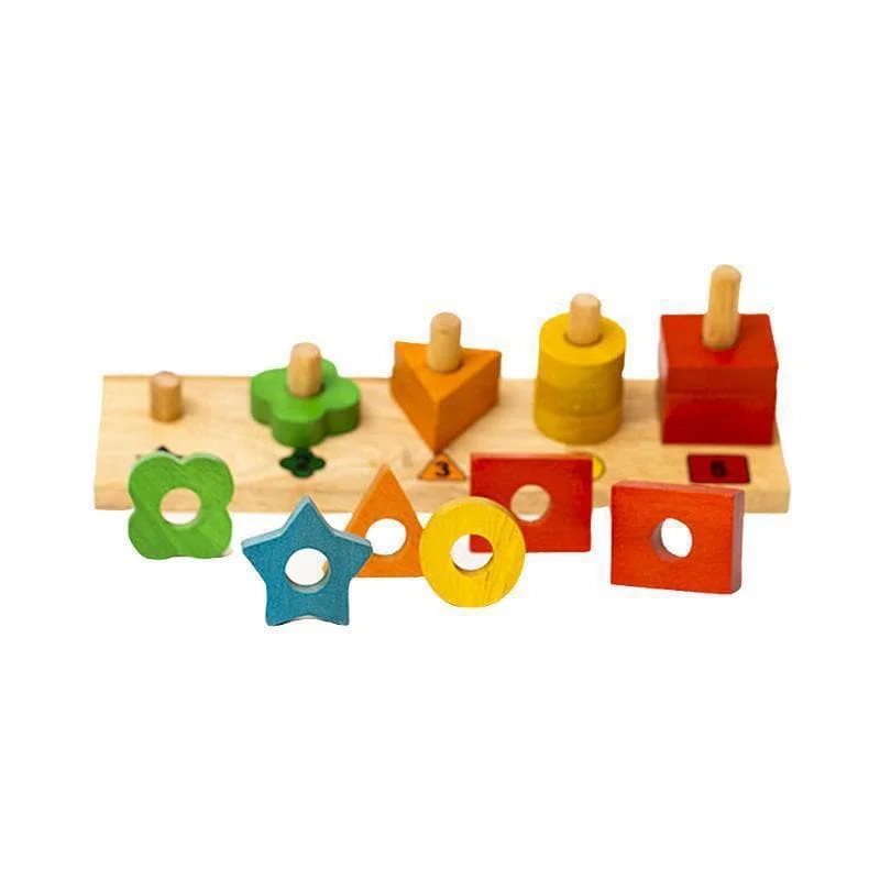 engaging wooden toys                   Counting Stair