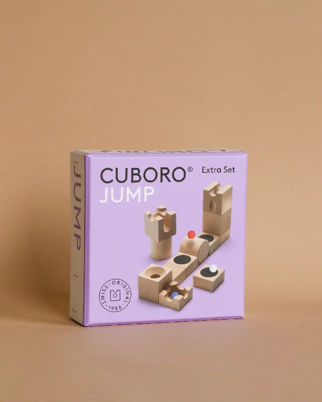 age-appropriate wooden toys                   Cuboro Jump Marble Run Extra Set