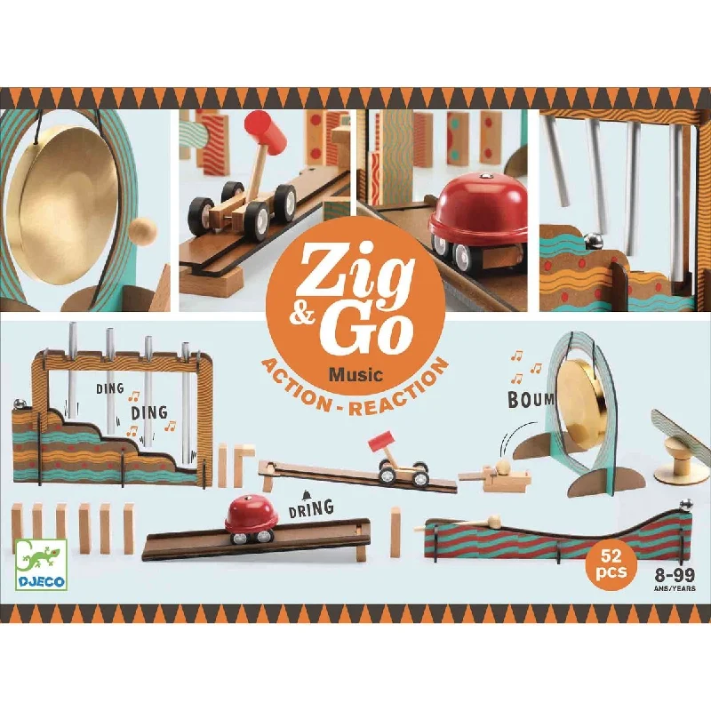 enchanting and magical wooden toys that spark the imagination Djeco zig & go - music 52 pcs enchanting and magical wooden toys that spark the imagination Djeco zig & go - music 52 pcs