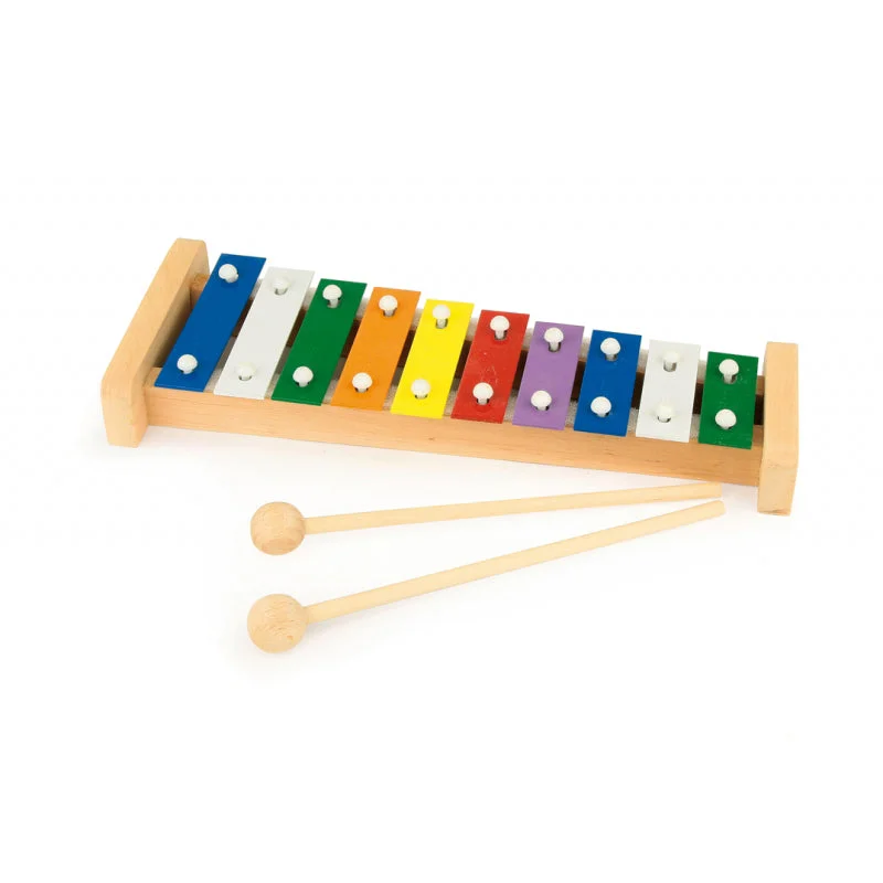 sturdy and long-lasting wooden toys for active play Egmont Toys Xylophone 10 Notes Coloured sturdy and long-lasting wooden toys for active play Egmont Toys Xylophone 10 Notes Coloured