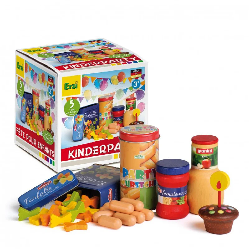 detailed wooden toys                 Erzi Assortment Children's Party