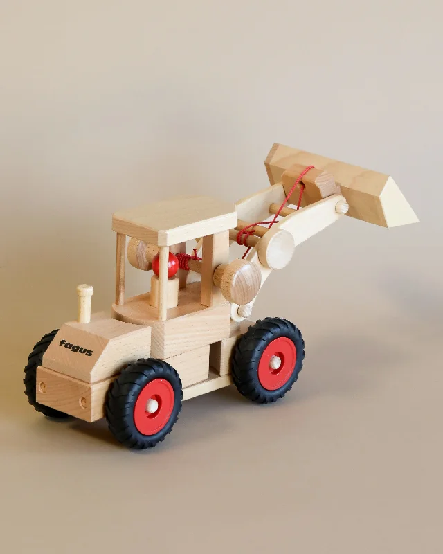 eco-friendly wooden toys made from sustainable materials                   Fagus Wooden Front Loader