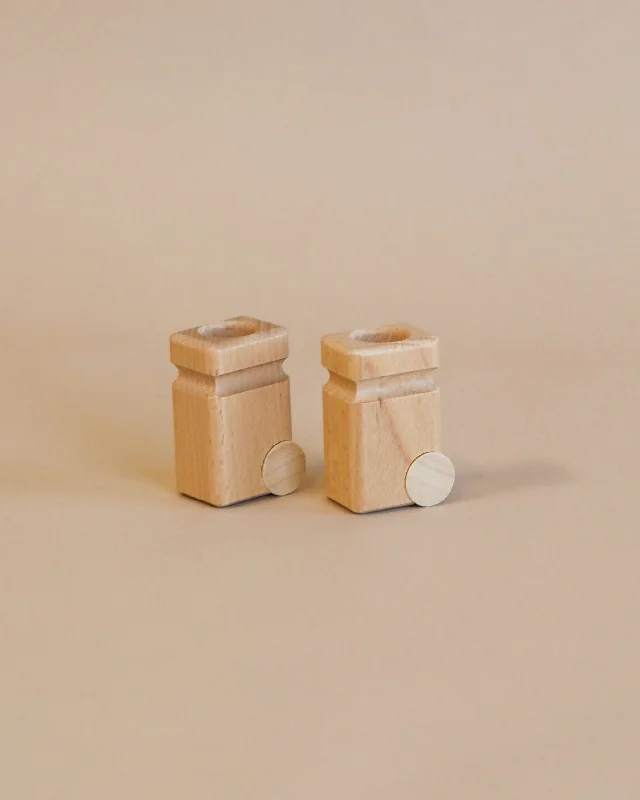 eco-conscious wooden toys that promote sustainability                   Fagus Wooden Garbage Can