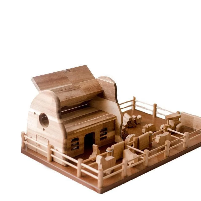 robust and durable wooden toys that withstand the test of time                   Farm Barn