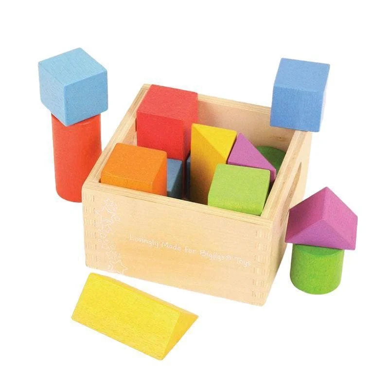 engaging and educational wooden toys                  First Building Blocks