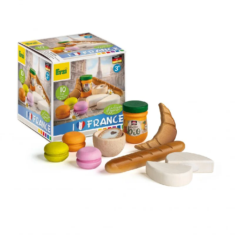 imaginative wooden toys                  Erzi France assortment