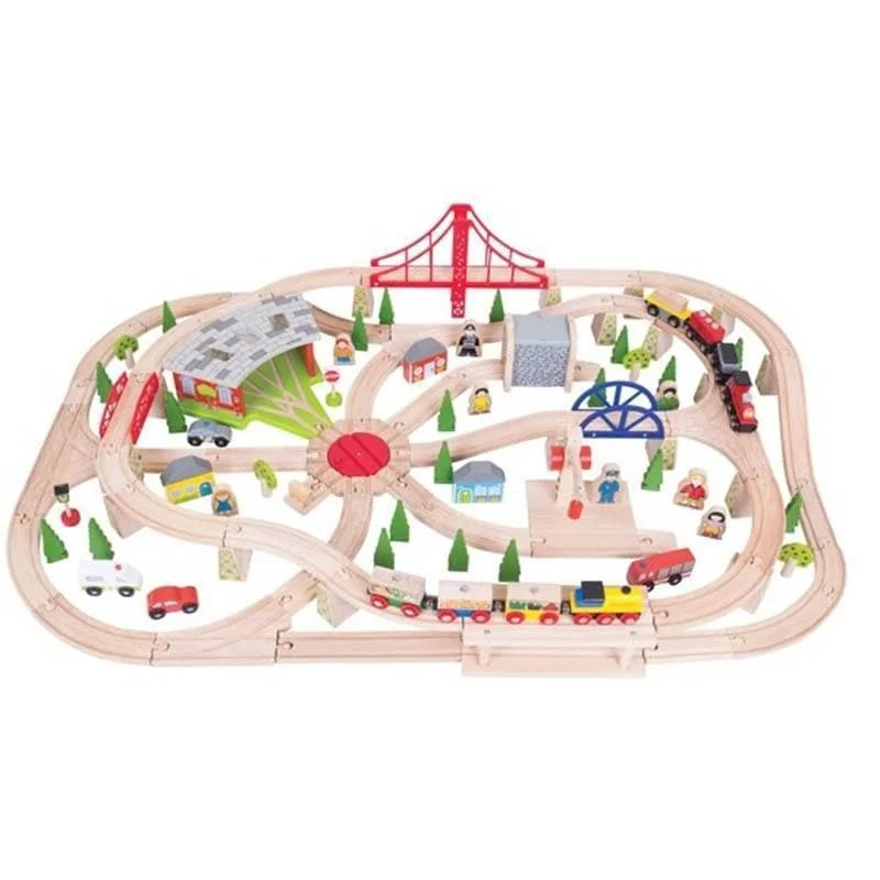 functional wooden toys               Freight Train Set