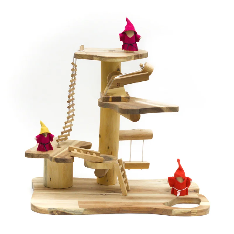 sustainable wooden toys                   GNOME TREE HOUSE