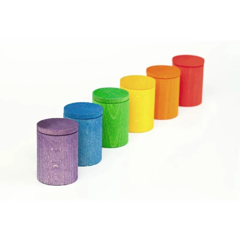 educational wooden toys                   Grapat coloured cups with lids 6 pcs
