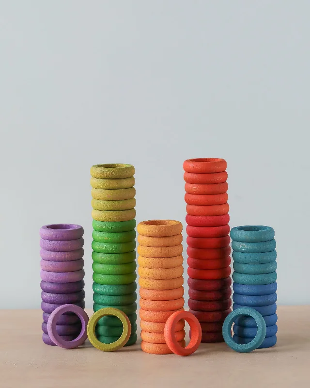 enchanted wooden toys                   Grapat 72 Rings in 12 Colors
