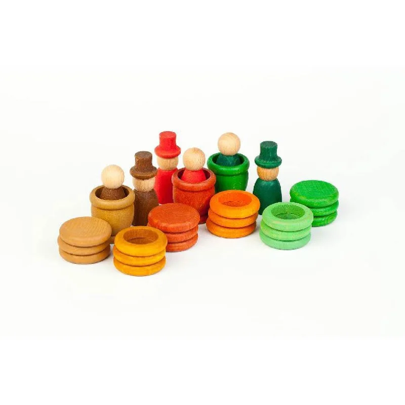 eco-friendly and safe wooden toys                   Grapat autumn nins, mates, rings, and coins