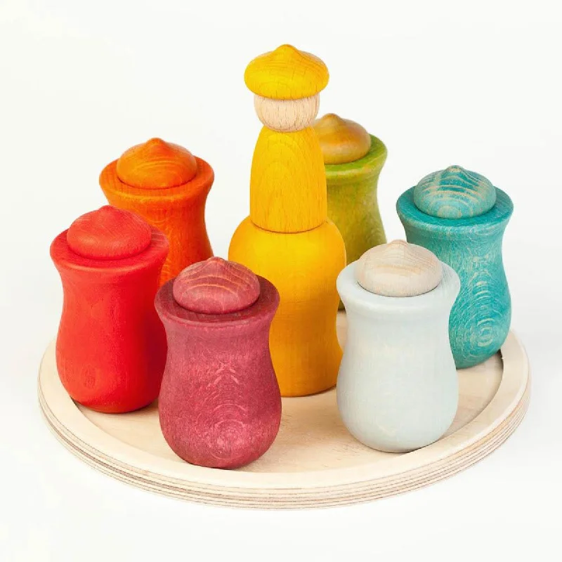 eco-friendly and safe wooden toys                   Grapat coloured 7 moons weekly calendar