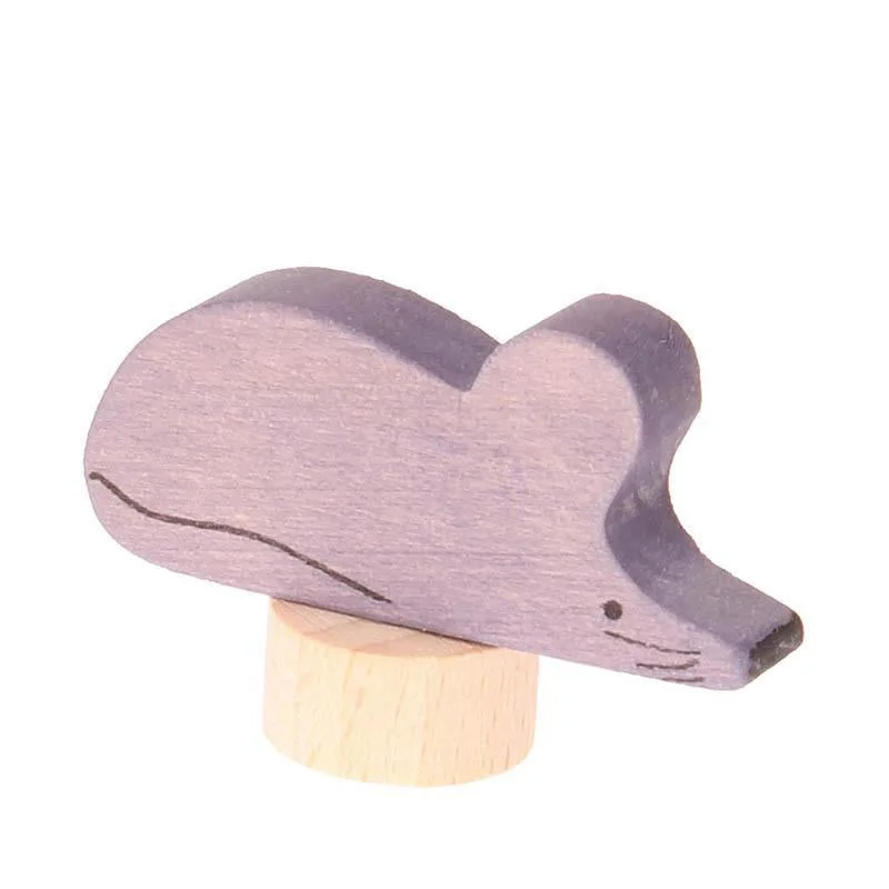 eco-conscious wooden toys                 Grimm's birthday ring deco mouse