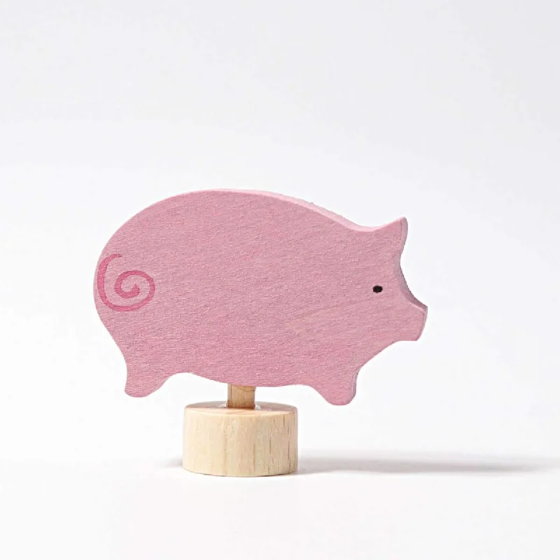 eco-friendly and sustainable wooden toys that promote environmental awareness Grimm's birthday ring deco pig eco-friendly and sustainable wooden toys that promote environmental awareness Grimm's birthday ring deco pig
